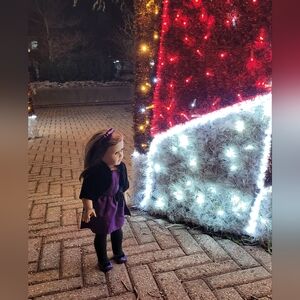 American Girl Purple Party Outfit and Holiday Accessory Set, Doll Not Included